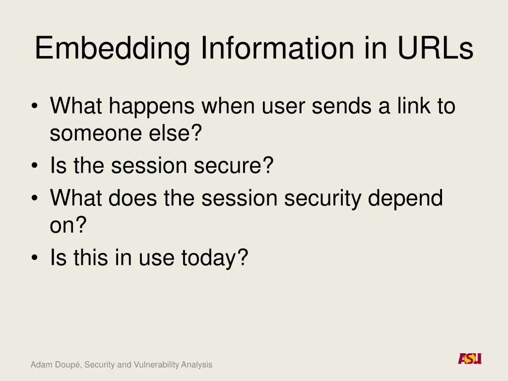 embedding information in urls 1
