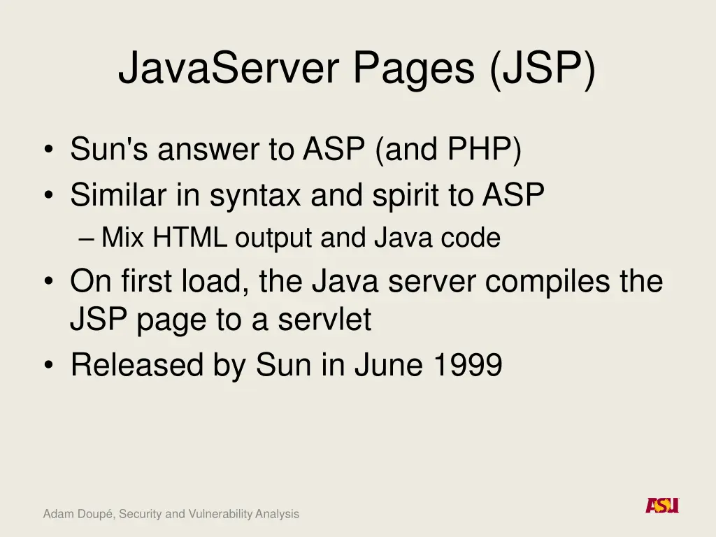 javaserver pages jsp