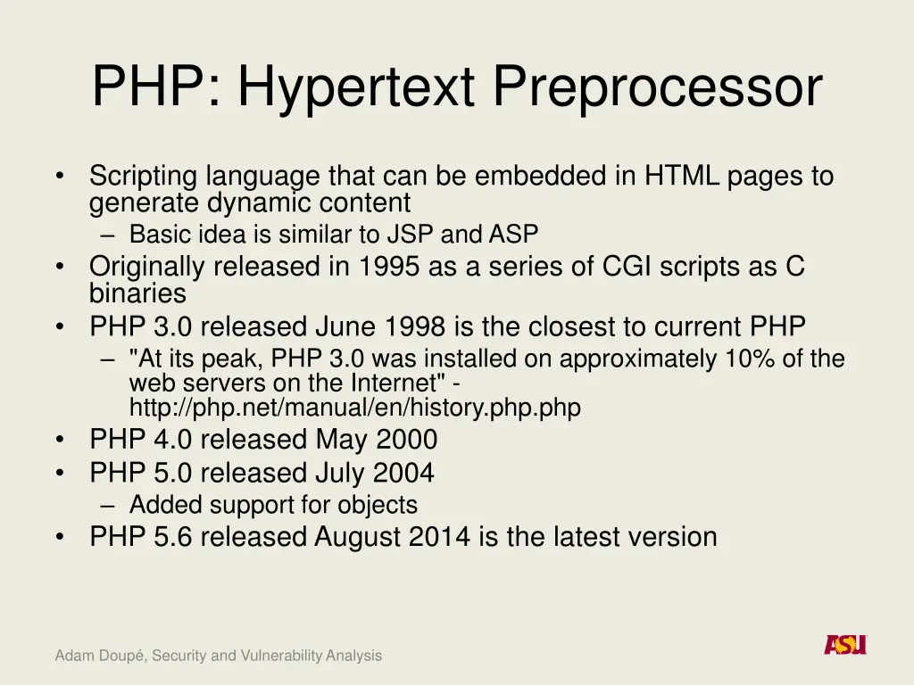 php hypertext preprocessor