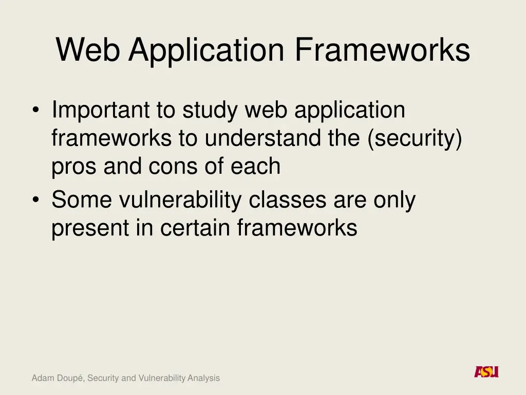 web application frameworks 1