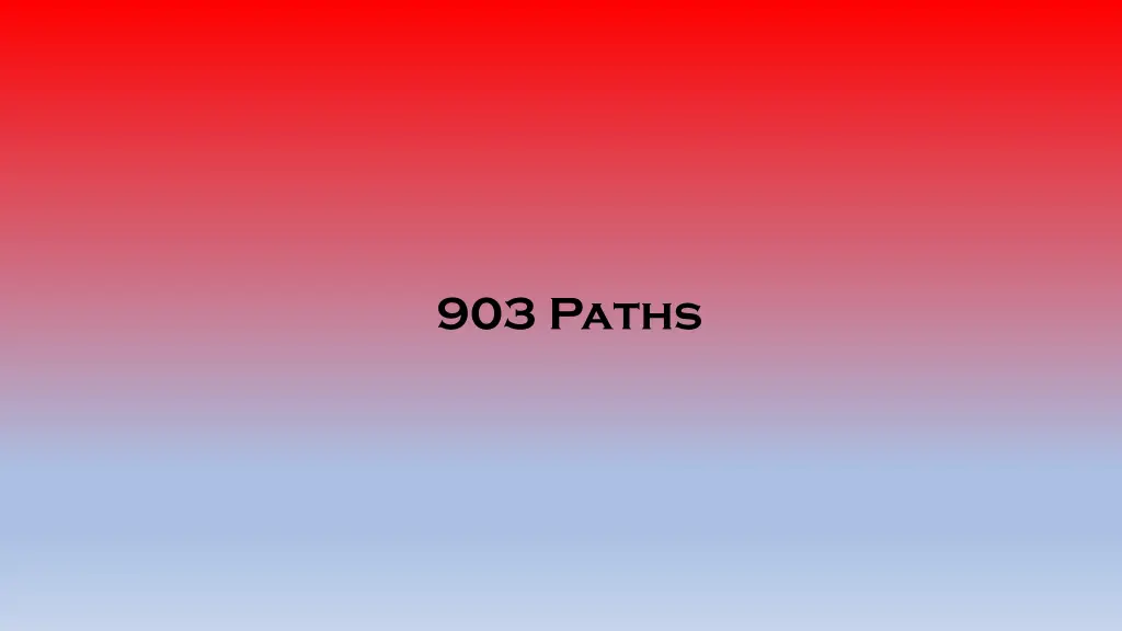 903 paths