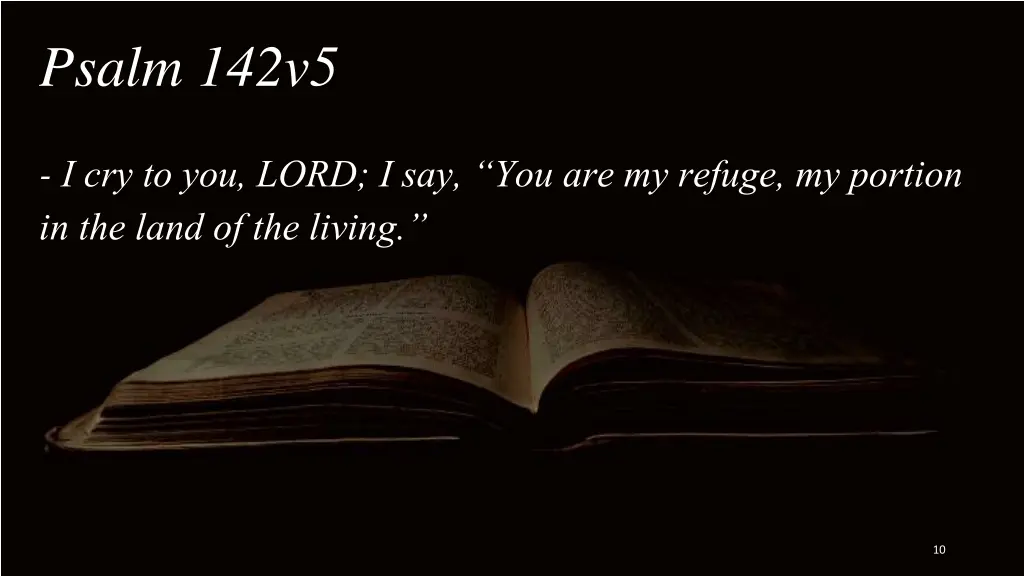 psalm 142v5