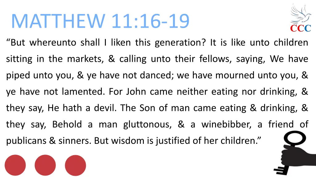matthew 11 16 19 but whereunto shall i liken this