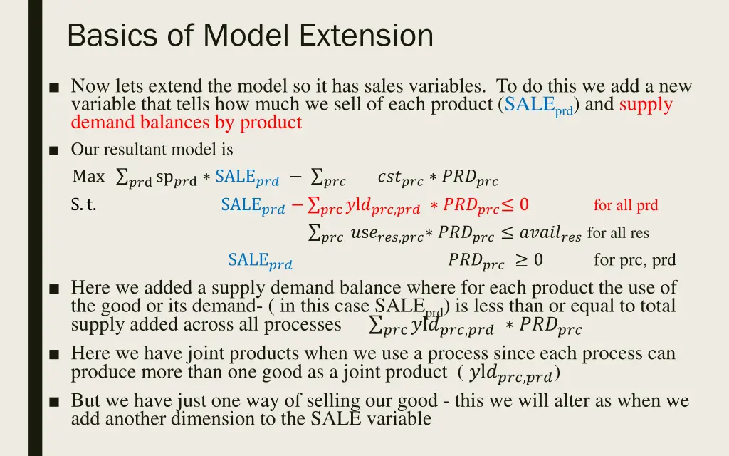 basics of model extension 1