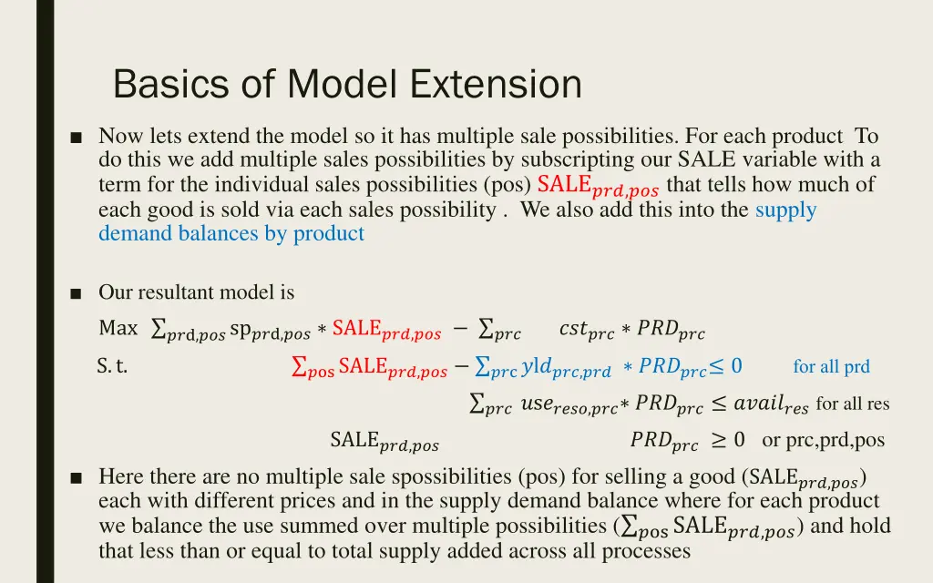 basics of model extension 2