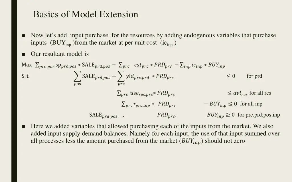 basics of model extension 3