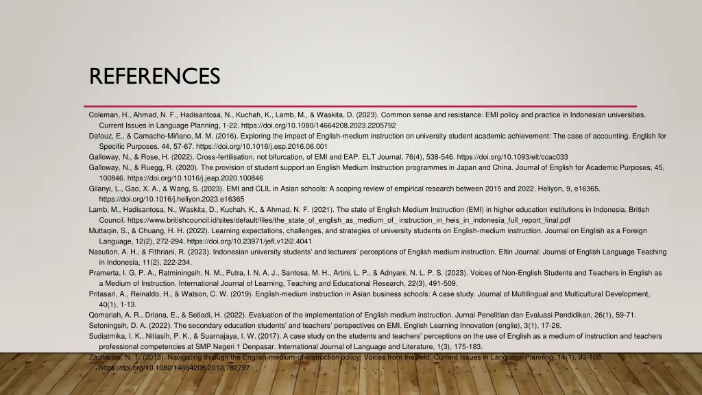 references