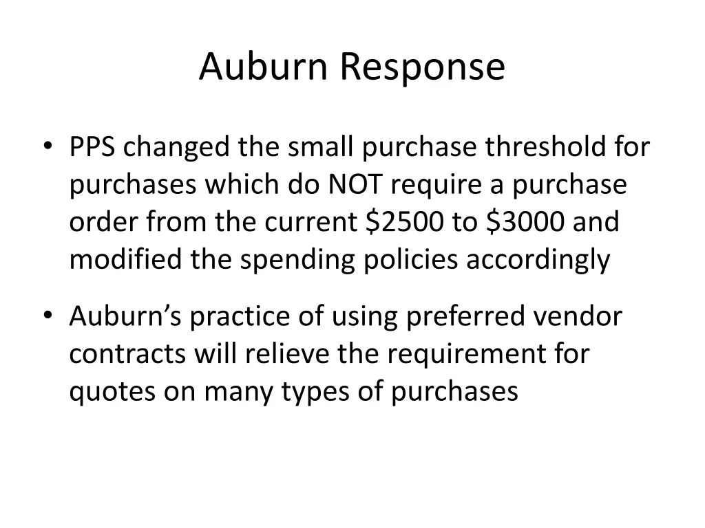 auburn response