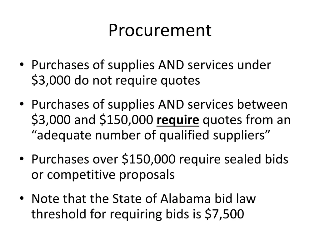 procurement