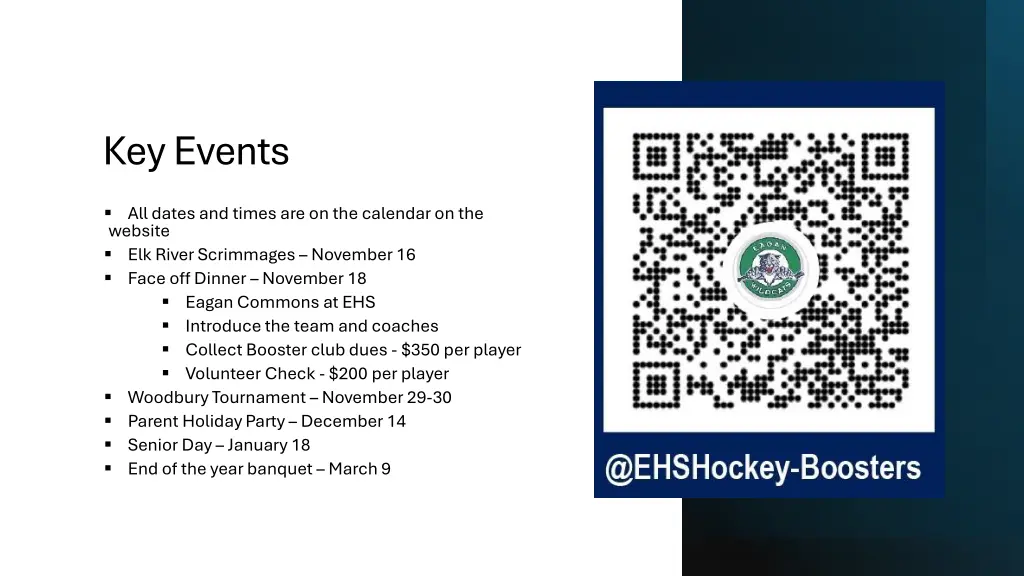 key events