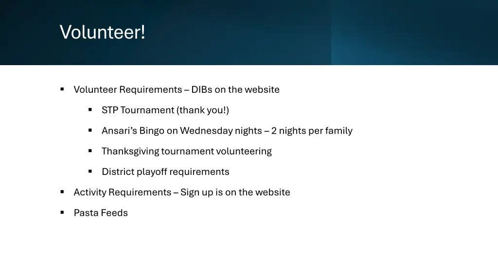 volunteer