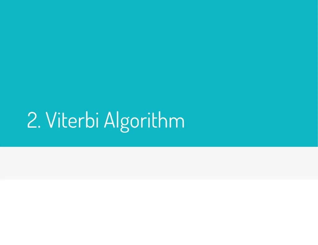 2 viterbi algorithm