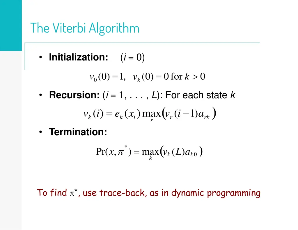 the viterbi algorithm