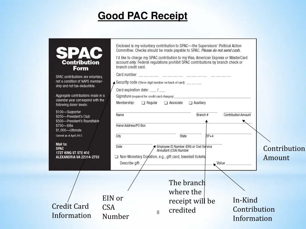 good pac receipt
