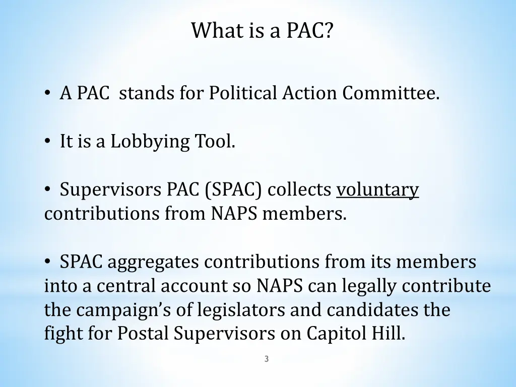 what is a pac