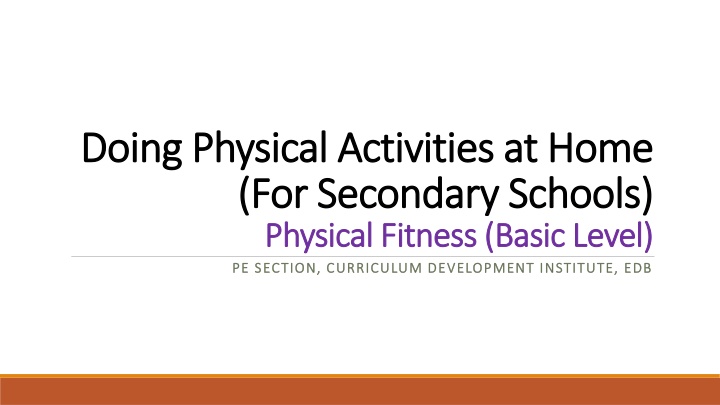 doing physical activities at home doing physical