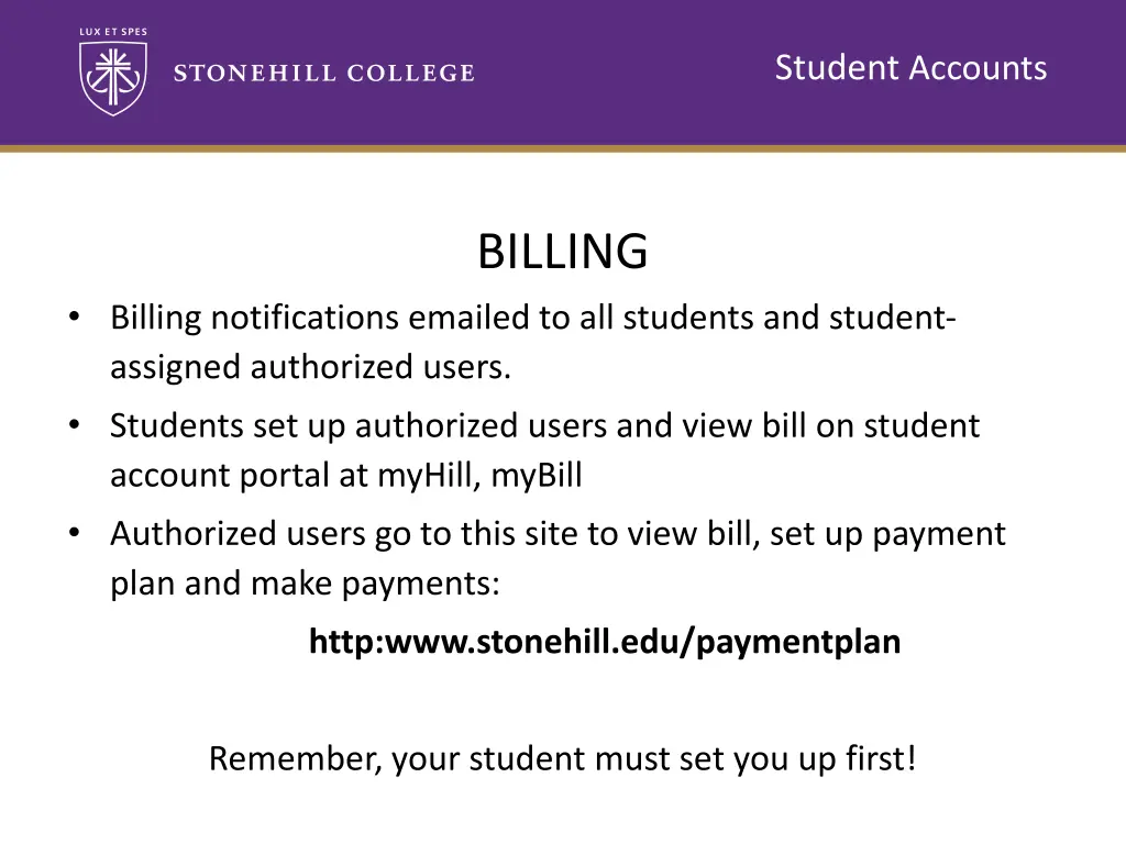 student accounts 1