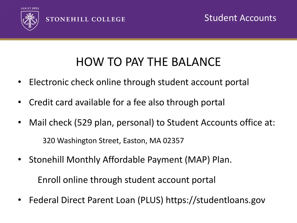 student accounts 3