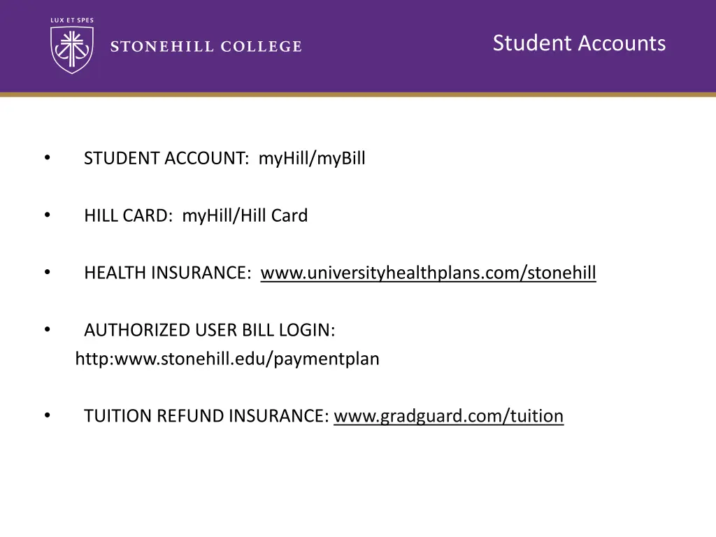 student accounts 4