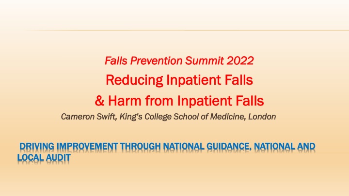 falls prevention summit 2022 falls prevention