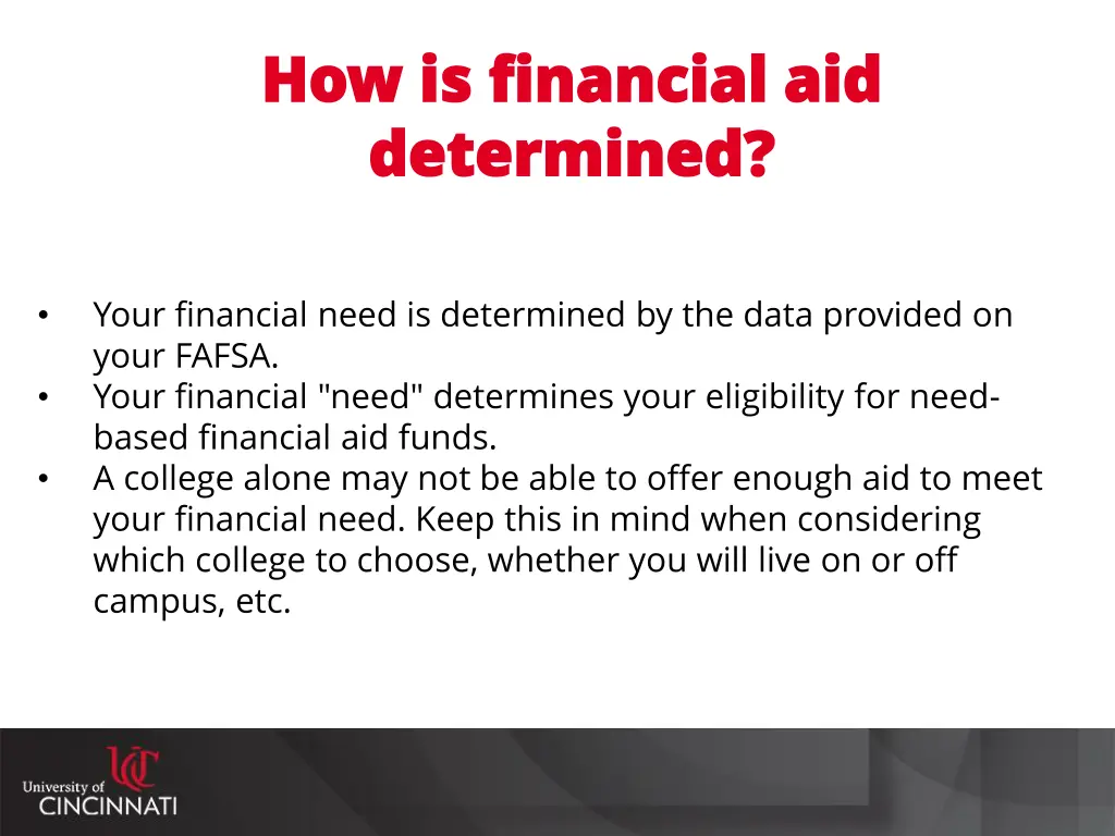 how is financial aid how is financial