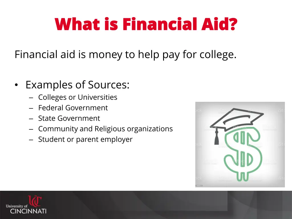 what is financial aid what is financial aid