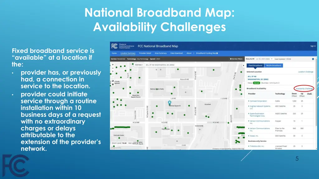 national broadband map availability challenges