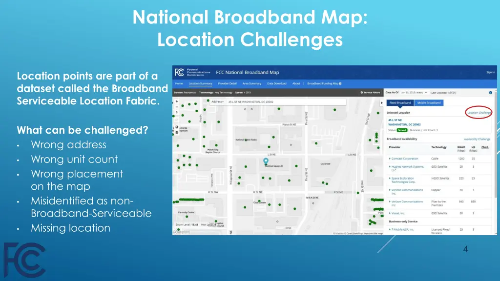 national broadband map location challenges