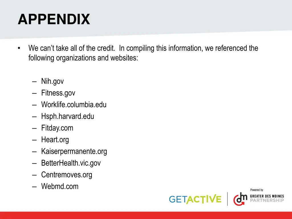 appendix