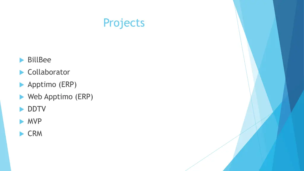 projects