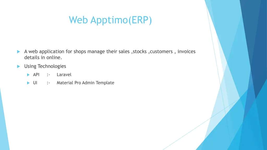 web apptimo erp