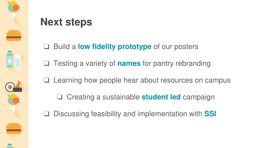 next steps