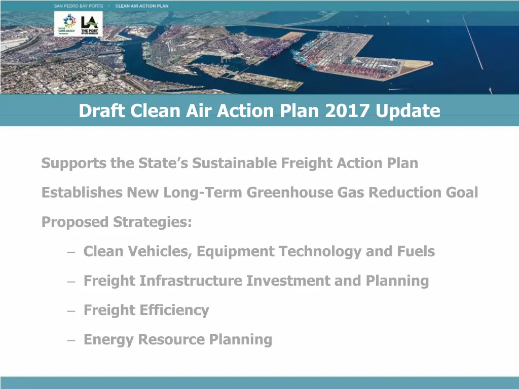 draft clean air action plan 2017 update