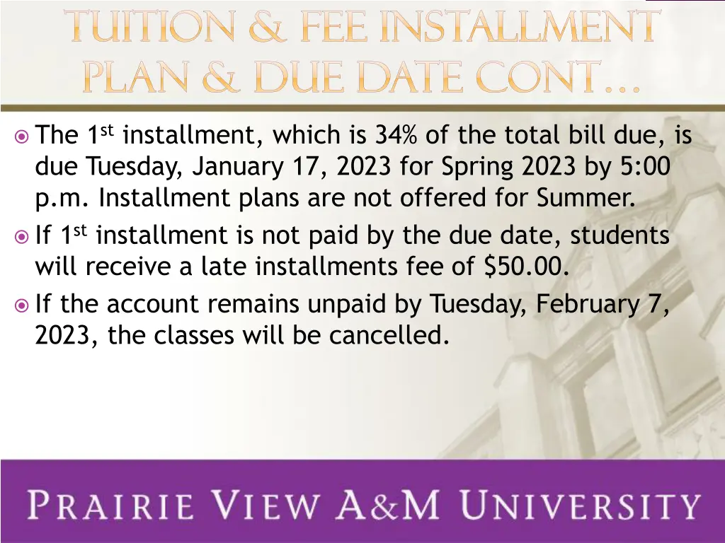 tuition fee installment tuition fee installment 1
