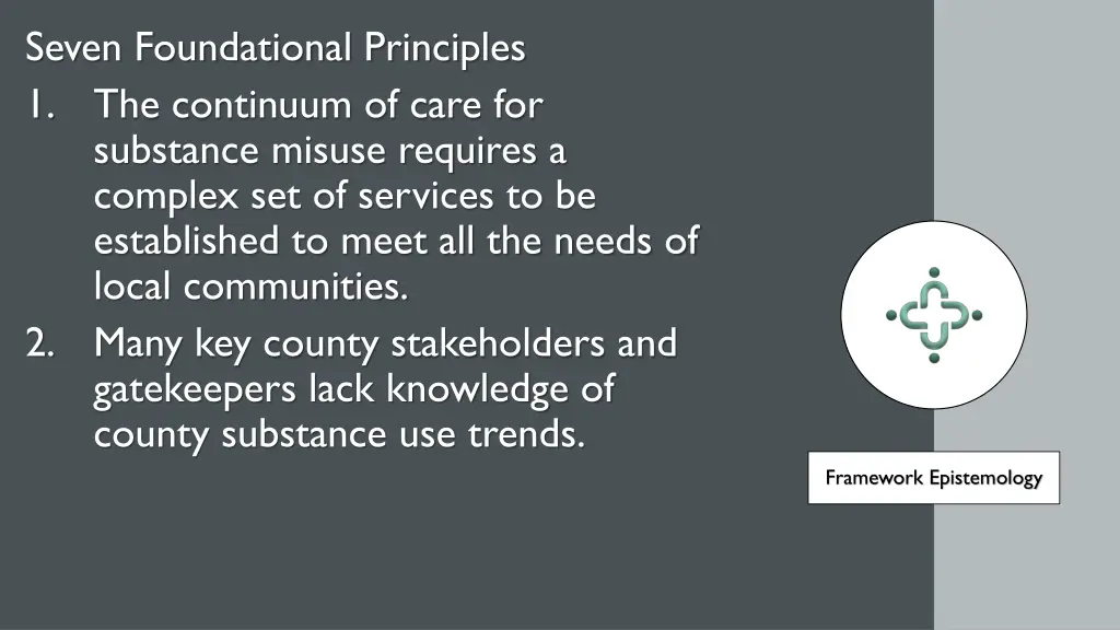 seven foundational principles 1 the continuum