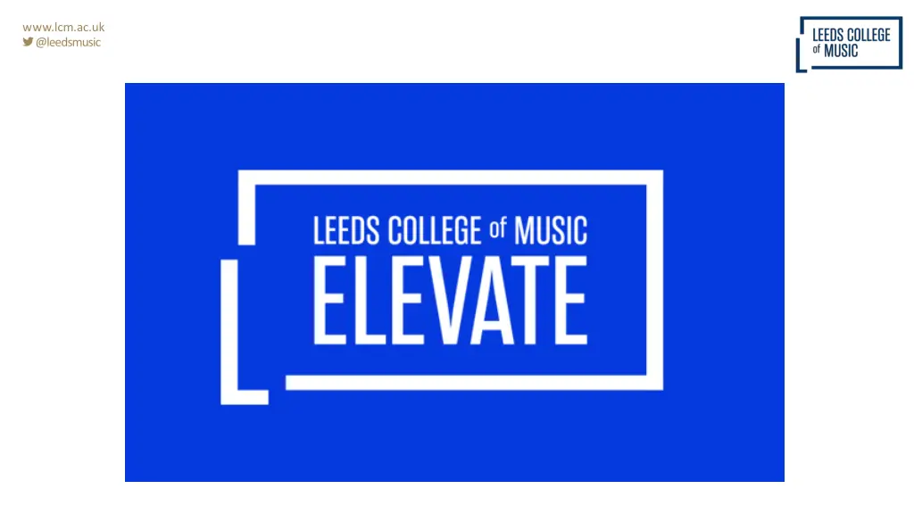 www lcm ac uk @leedsmusic 3
