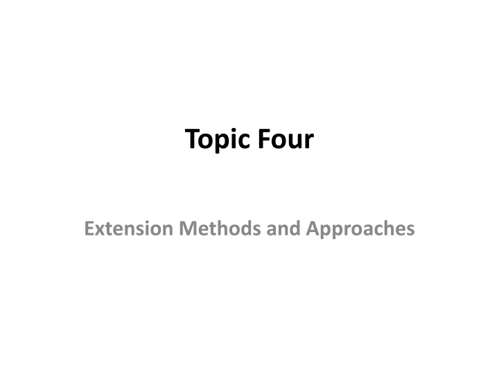 topic four