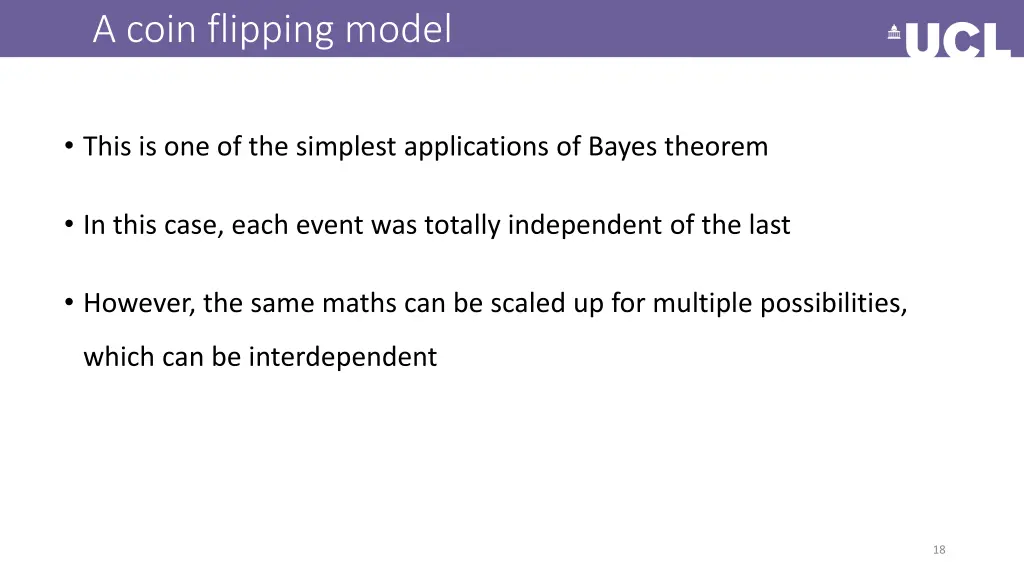 a coin flipping model