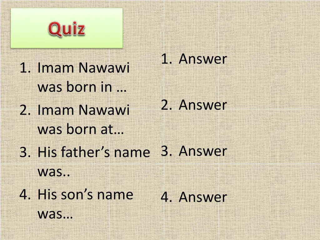 1 answer