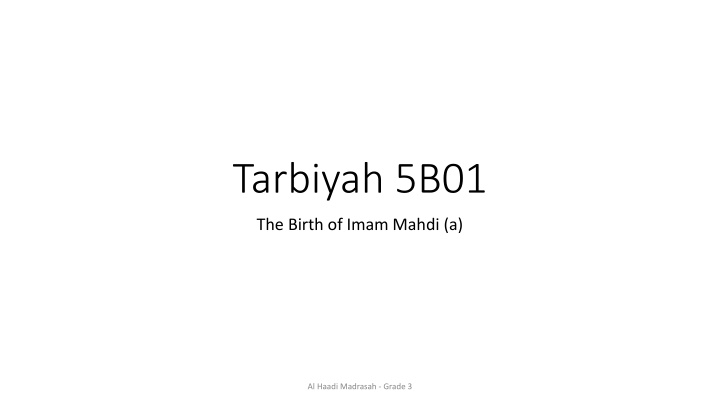 tarbiyah 5b01