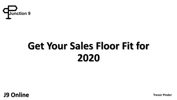 get your sales floor fit for 2020