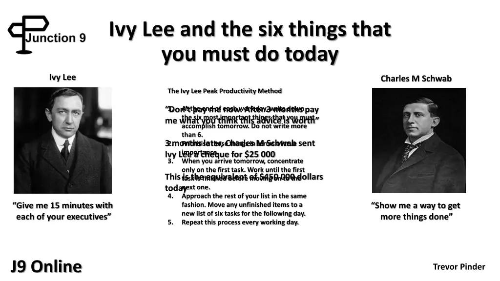ivy lee and the six things that you must do today