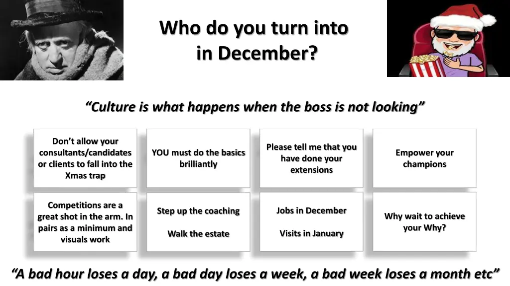 who do you turn into in december