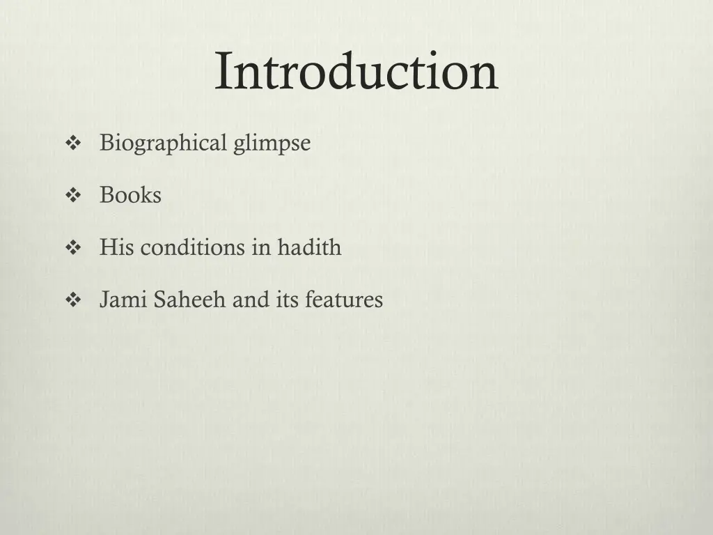 introduction