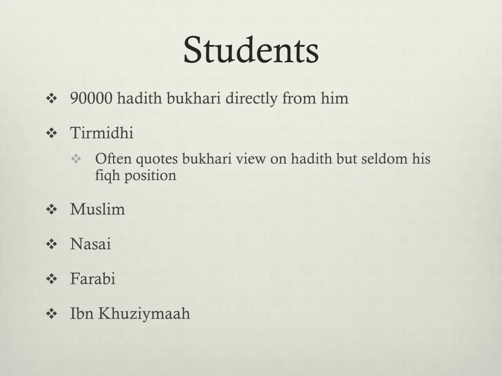 students