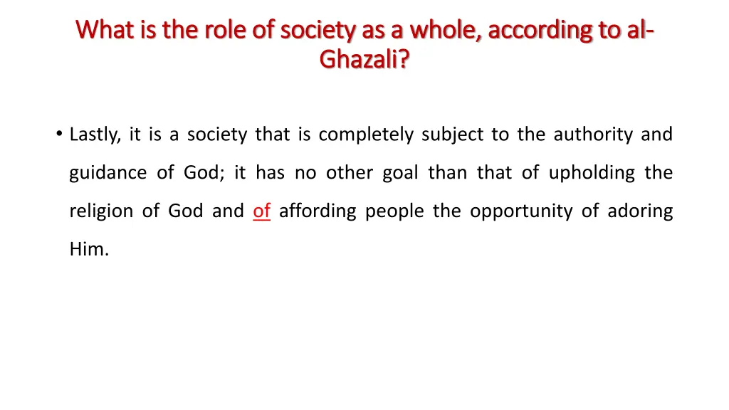 what is the role of society as a whole according