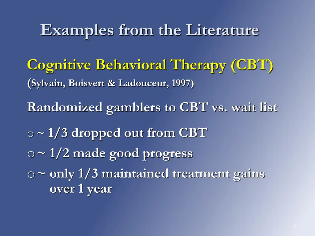 examples from the literature