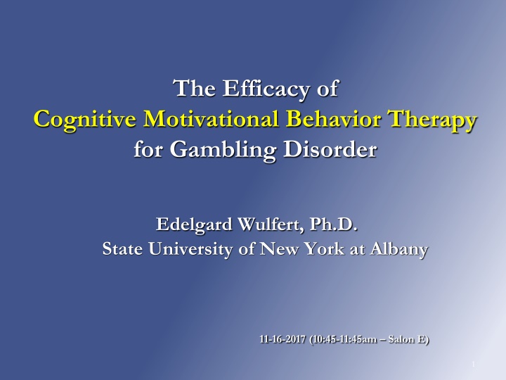 the efficacy of