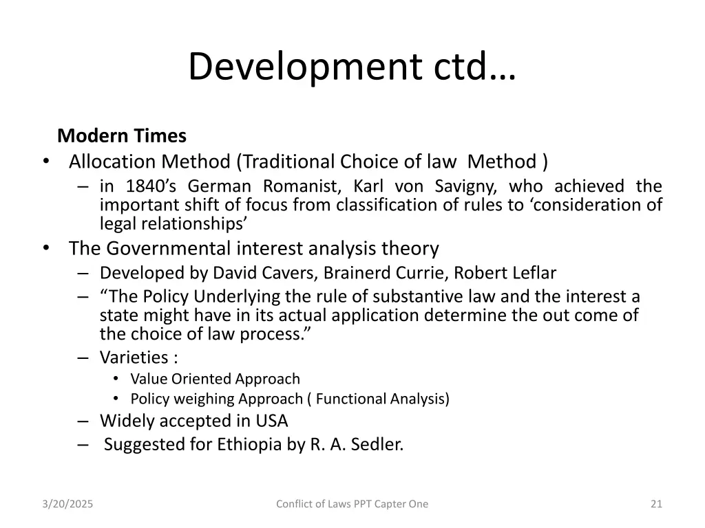development ctd 4