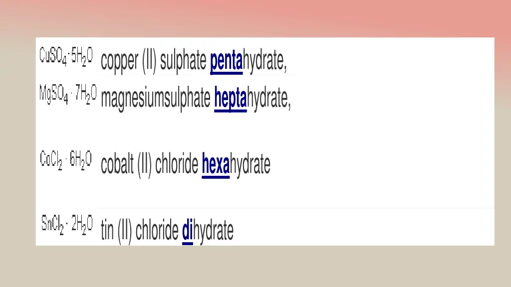 copper ii sulphate penta hydrate
